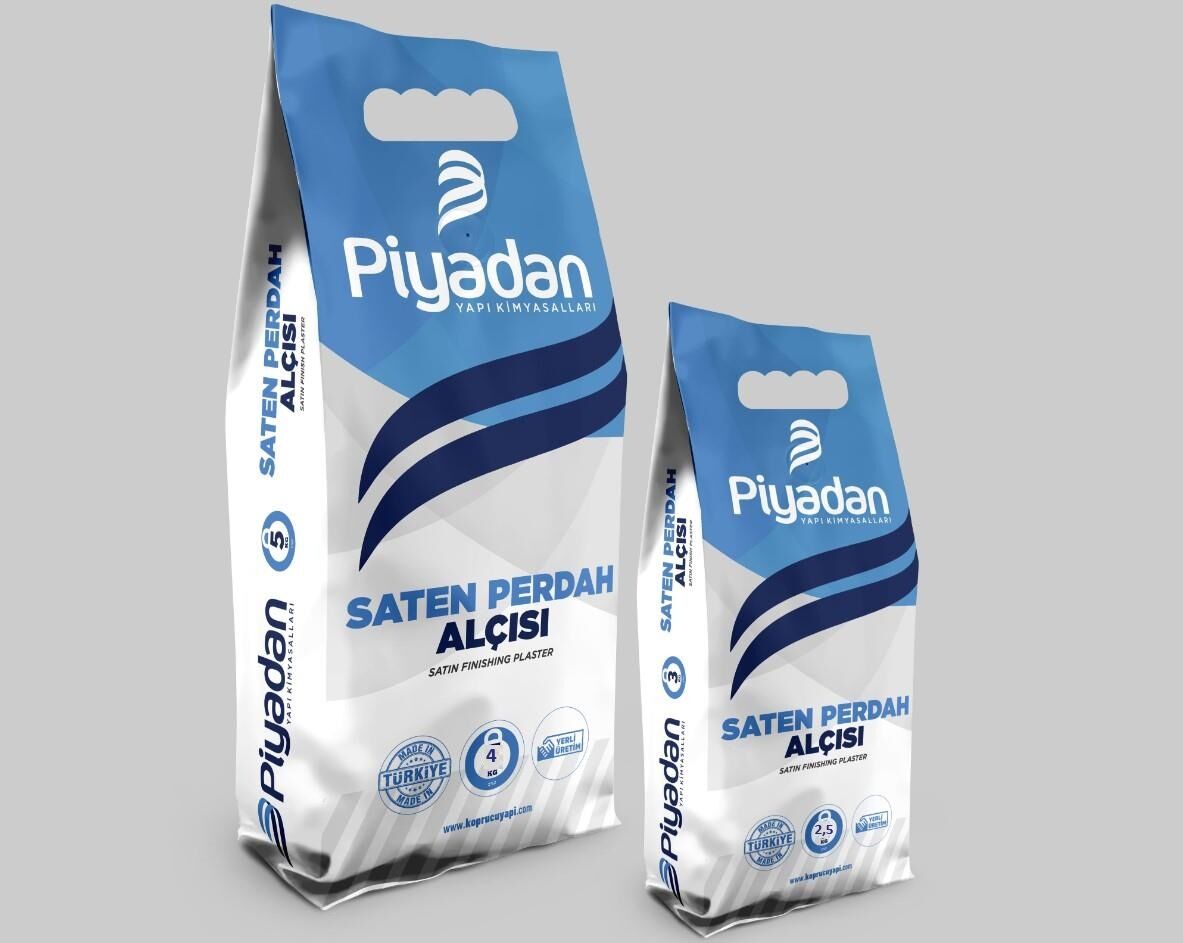 Piyadan Saten Perdah Alçısı (4 KG/Trb)