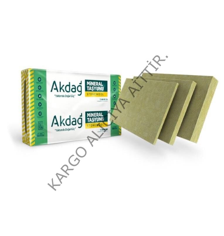 Akdağ Mineral Yün 8cm 150KG/m3 Ty Mantolama Levha