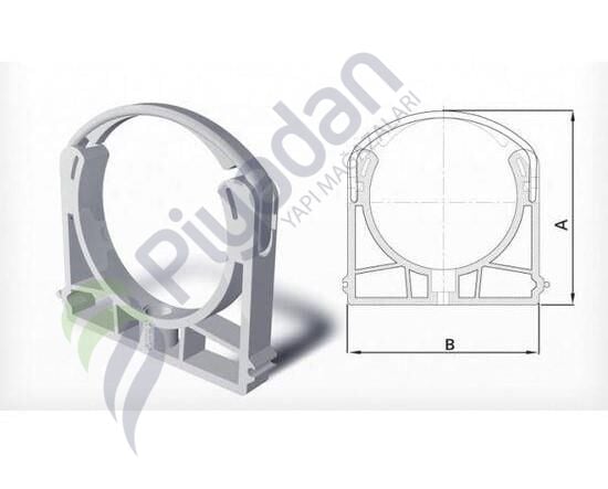 Fırat Boru Pvc Atık Su Kelepçe 110