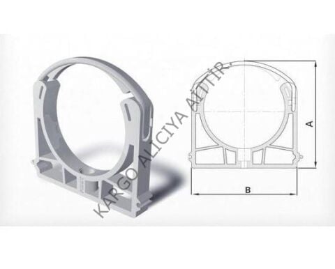 Fırat Boru Pvc Atık Su Kelepçe 110