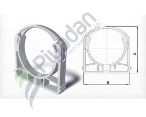 Fırat Boru Pvc Atık Su Kelepçe 110