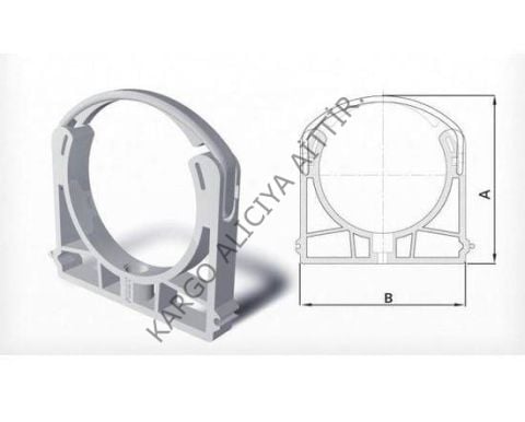 Fırat Boru Pvc Atık Su Kelepçe 75