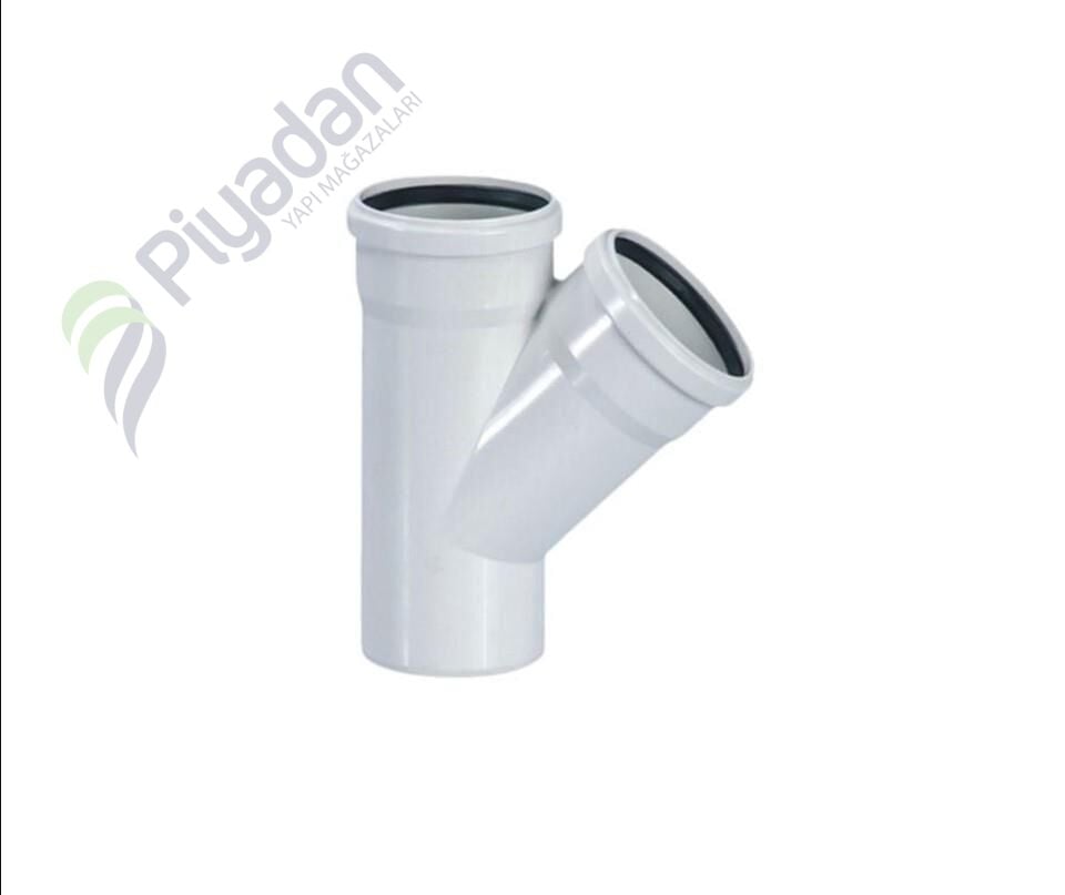 Fırat Boru Pvc Tek Çatal 110/110*45°