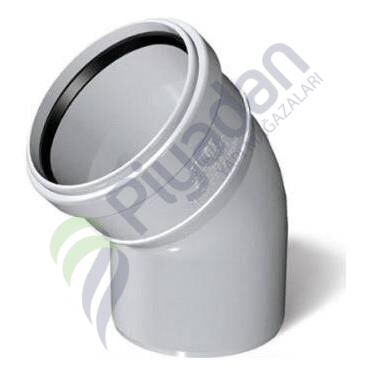 Fırat Boru Pvc Dirsek 75*45° (Açık)