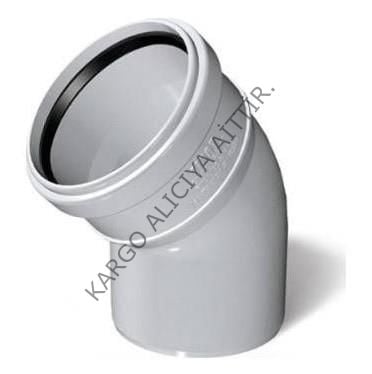 Fırat Boru Pvc Dirsek 50*45° (Açık)
