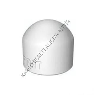 Fırat Boru Beyaz Kapama Başlığıı 25mm