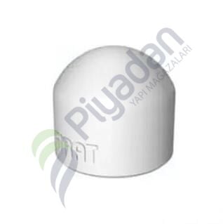 Fırat Boru Beyaz Kapama Başlığıı 20mm