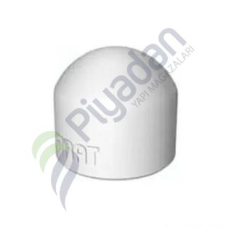Fırat Boru Beyaz Kapama Başlığıı 20mm