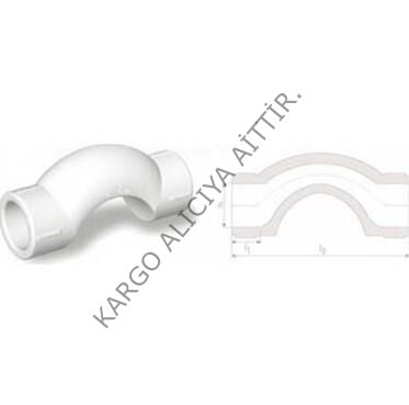 Fırat Boru Beyaz C Kavis 20mm