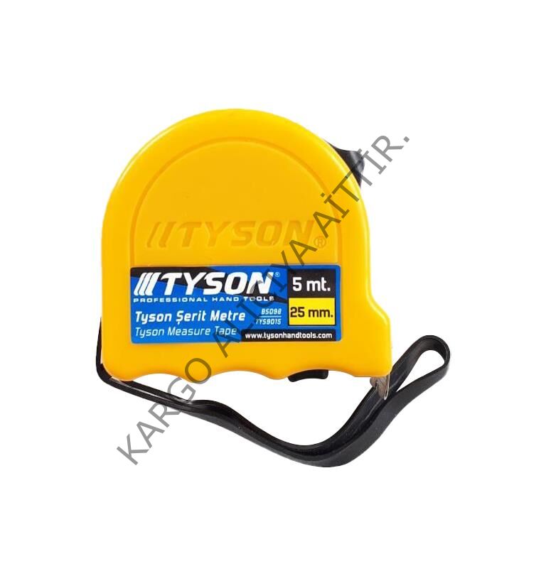 Kupa Tyson Şerit Metre 5 mt × 25 mm