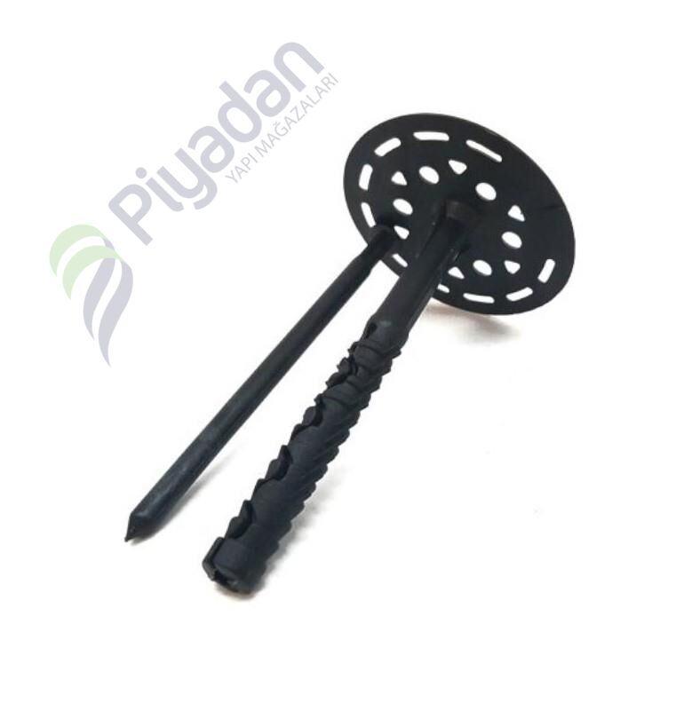 Piyadan Plastiik Siyah Strafor Dübeli 14cm