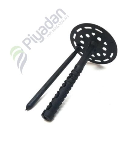 Piyadan Plastiik Siyah Strafor Dübeli 14cm