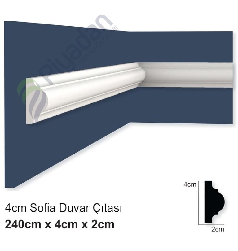 Piyadan Poliüretan Çıta 40A Mob00 4cm (2,40mt/Adt)