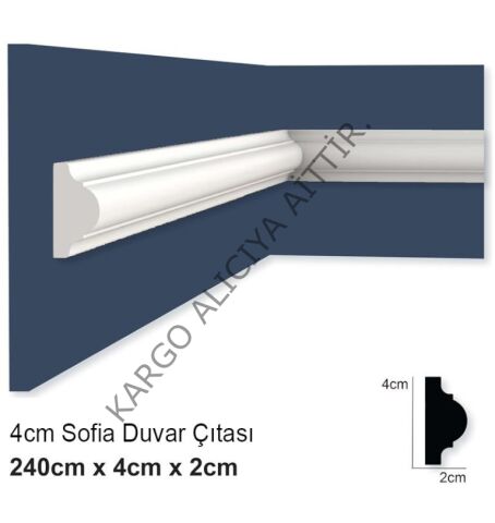 Piyadan Poliüretan Çıta 40A Mob00 4cm (2,40mt/Adt)