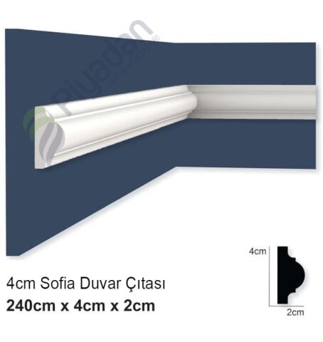 Piyadan Poliüretan Çıta 40A Mob00 4cm (2,40mt/Adt)
