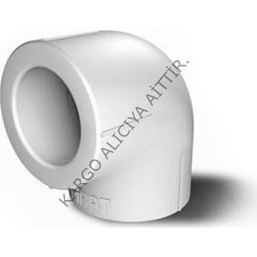Fırat Boru Dirsek 90 Lık Beyaz  25mm