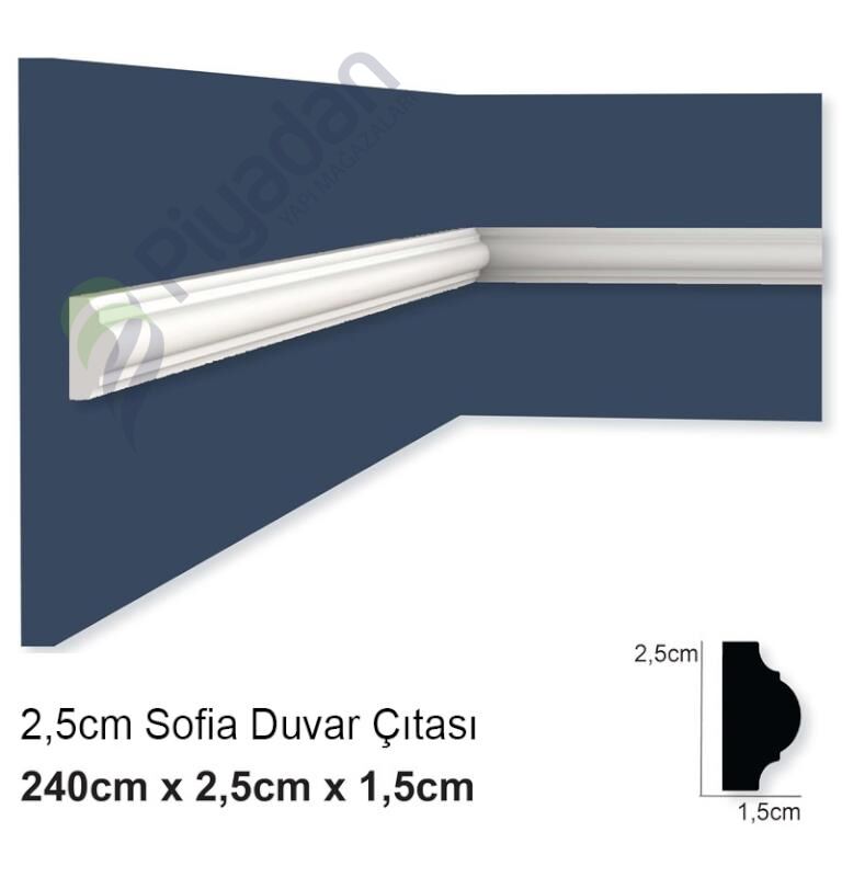 Piyadan Poliüretan Çıta 25B Mob 00 2,5cm(2,40mt/A)