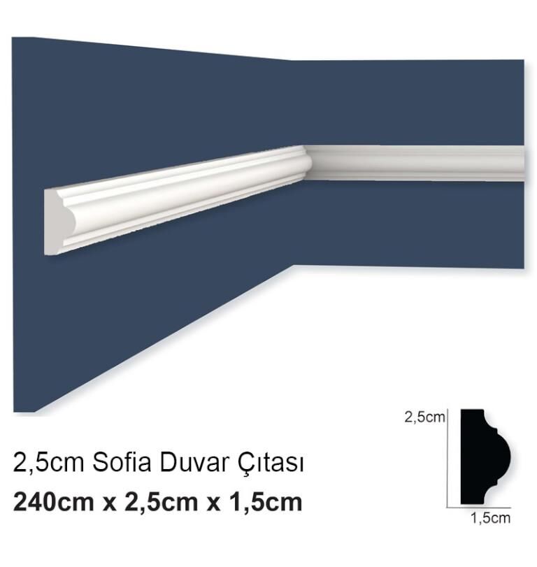 Piyadan Poliüretan Çıta 25B Mob 00 2,5cm(2,40mt/A)