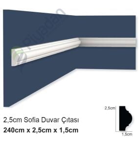 Piyadan Poliüretan Çıta 25B Mob 00 2,5cm(2,40mt/A)