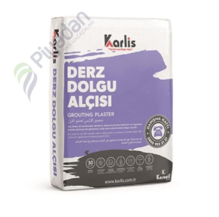 Karlis Derz Dolgu Alçısı (30KG/Torba)