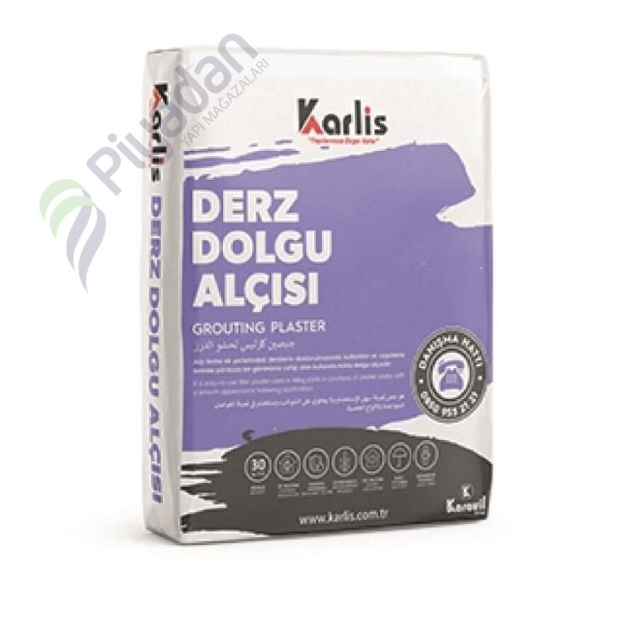 Karlis Derz Dolgu Alçısı (30KG/Torba)