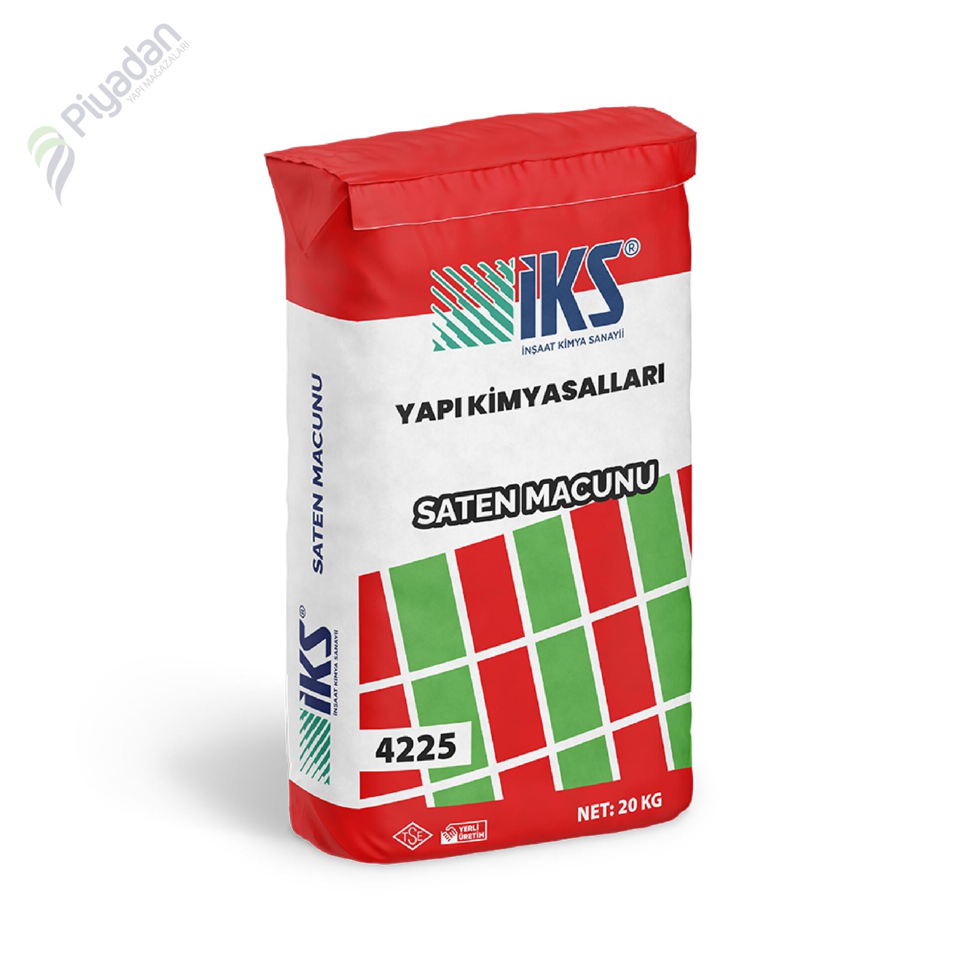İks Dış Cephe Saten Macun (20KG/Torba)