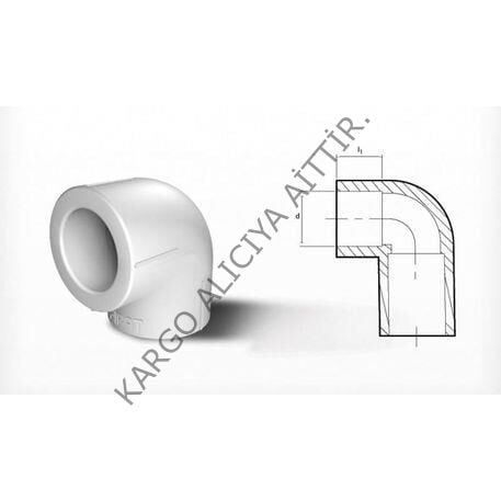 Fırat Boru Dirsek 90 Lık Beyaz  32mm