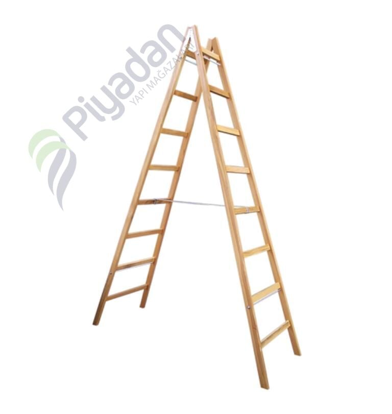 Seçkin Ahşap Merdiven 8+8 Çift Çıkışlı