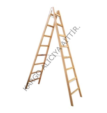 Seçkin Ahşap Merdiven 8+8 Çift Çıkışlı