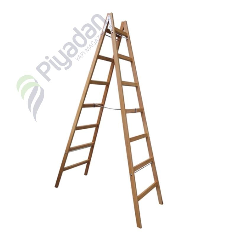 Seçkin Ahşap Merdiven 7+7 Çift Çıkışlı