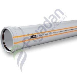Fırat Boru Pvc Atık Su Borusu Dublex 50*250