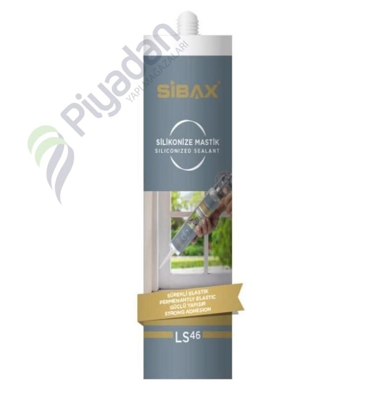 Sibax Üniversal Silikonize Mastik LS46 450Gr/Adet