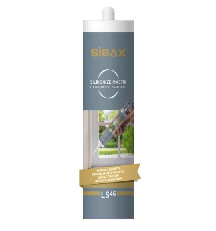Sibax Üniversal Silikonize Mastik LS46 450Gr/Adet