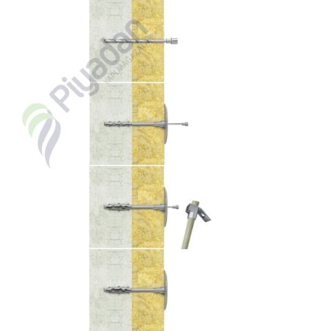 Star Plastik Çelik Çivili Strafor Dübeli 11,50cm T