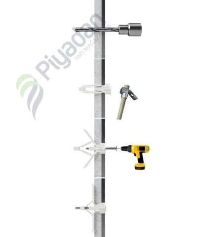 Star Plst 8*40 2lik Kanatlı Al.Dübel Vida 01-02-01