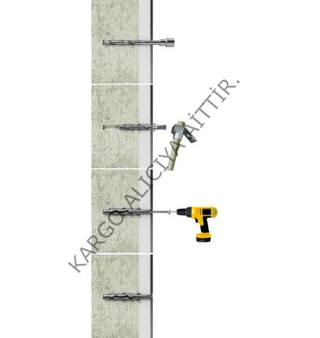 Star Plst 8*100 Boşluk Tuğla Dübel Vidalı 00-10-01