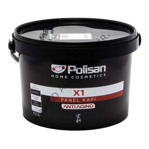 Polisan X1 Panel Kapı Boyası Beyaz 2,50 Lt