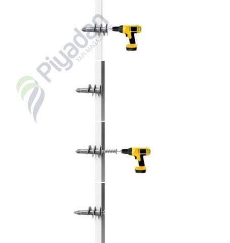 Star Plst 12*25 Turbolet Alçı Levha Dübel Vidalı