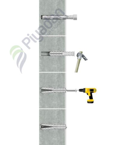 Star Plst 16*9 Delinatör Mon.Dübel Vidalı 00-09-01