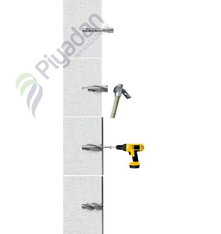 Star Plst 80mm Bina İçi Gazb Dübel Vidalı 01-08-01