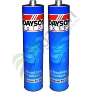 Dayson Siyah Çelik Silikon 280ml Poliüretan Mastik