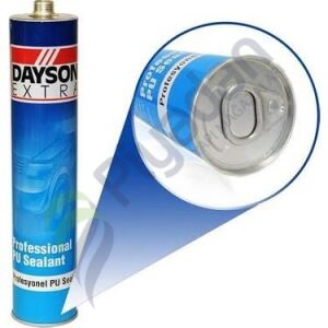 Dayson Siyah Çelik Silikon 280ml Poliüretan Mastik