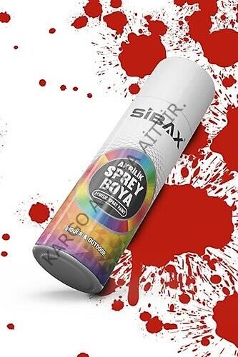 Sibax Sprey Boya Ral9010 P Parlak Kırmızı 400 ml