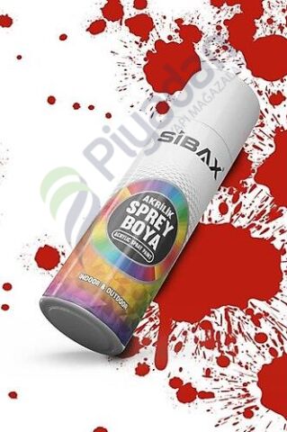 Sibax Sprey Boya Ral9010 P Parlak Kırmızı 400 ml