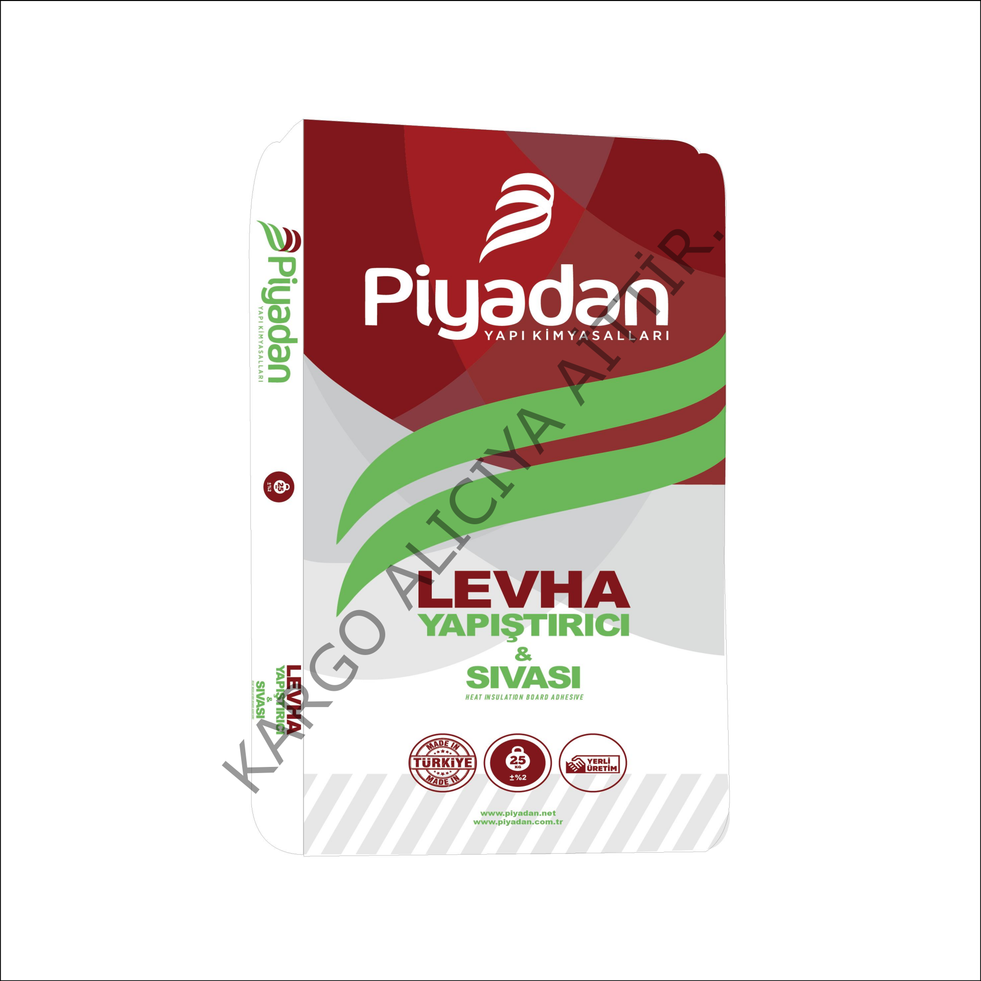 Piyadan Isı Yalıtım Levha Sıva+Yapıştırıcı25KĞ/Trb
