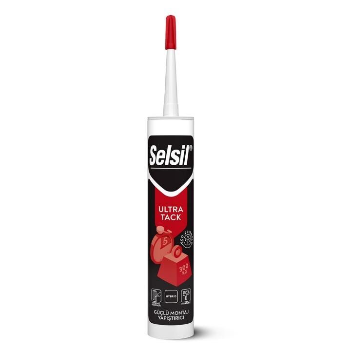 Selsil Hybrir Ultra Tack Beyaz Mastik 290ml/Adet