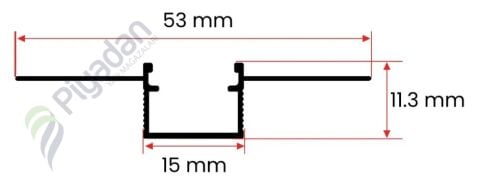Yiğit Trimeless Led Profili 1.5 cm