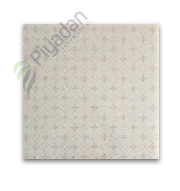 Piyadan 60×60 Plastik Tavan Panel(Çiçek7,20m2/Pkt)