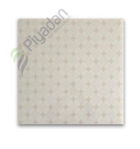 Piyadan 60×60 Plastik Tavan Panel(Çiçek7,20m2/Pkt)