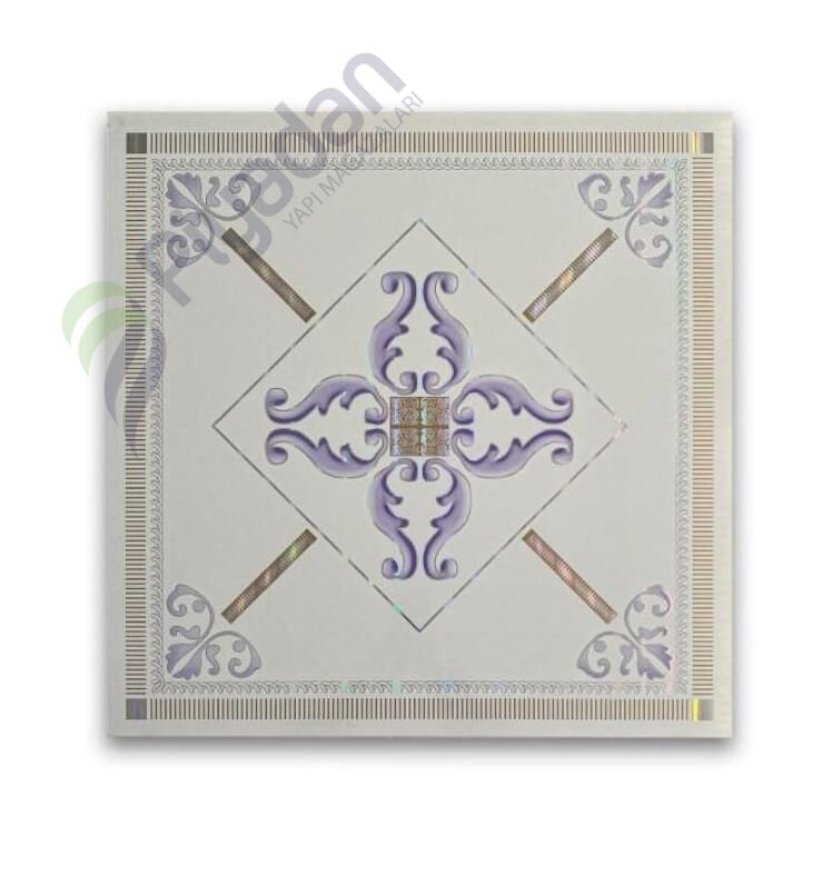 Piyadan 60×60 Plastik Tavan Panel(Lale)7,20m2/Pkt)